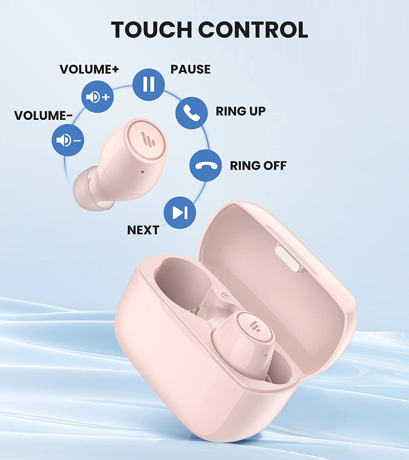 Edifier TWS1 Pro True Wireless Stereo Earbuds - Pink